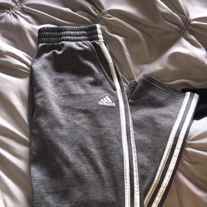 Grey Adidas joggers